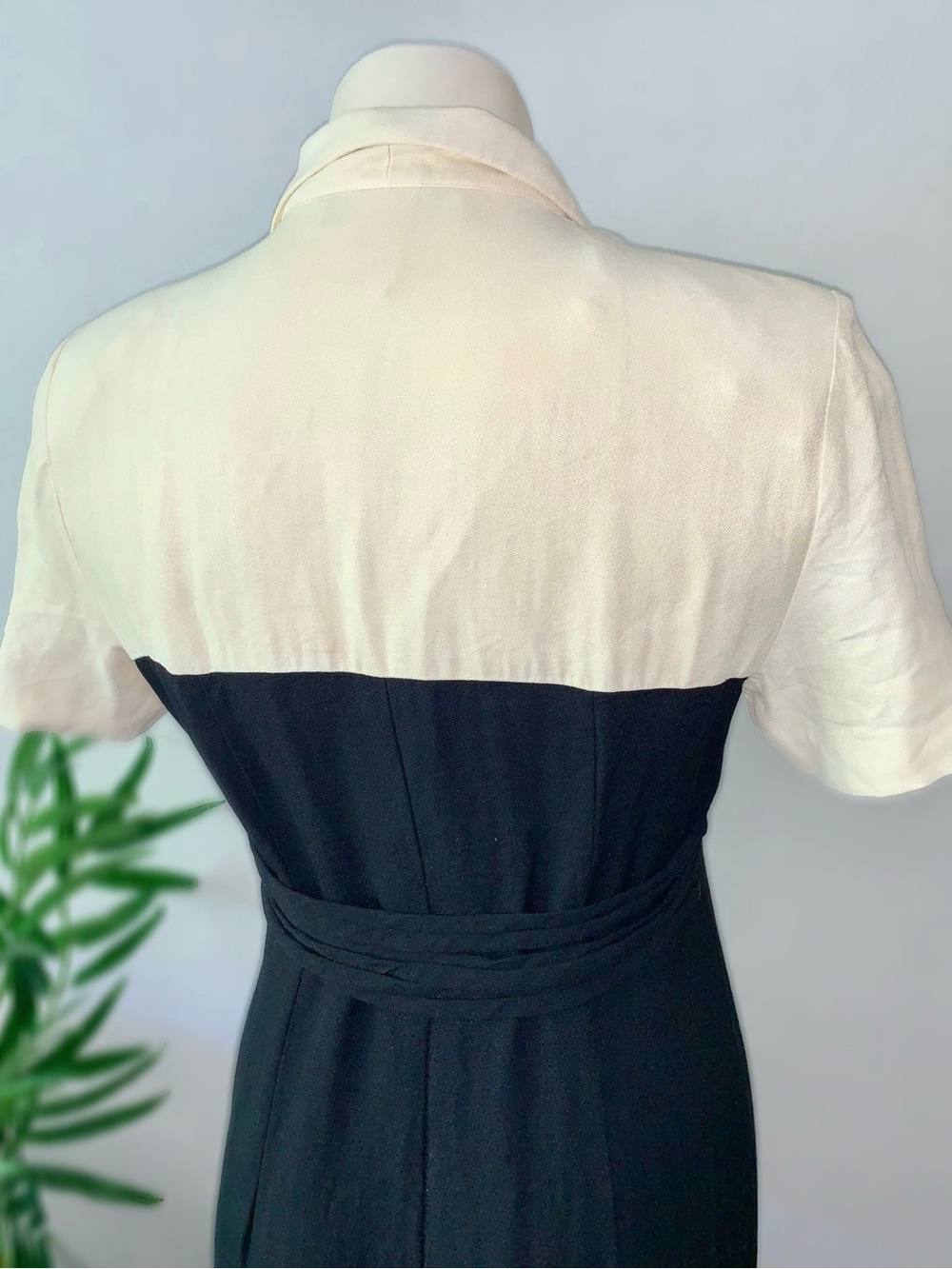 v i n t a g e :: Embroidered Button Front Modest Shirt Dress - Picture 3 of 13